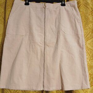 Blush corduroy skirt 2xl